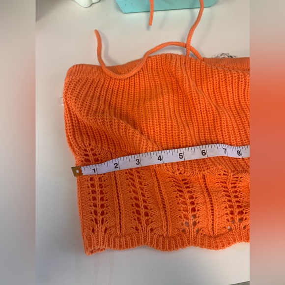5 for $25- NWT Size Large Jolie and Joy Orange Tank Top - Picture 7 of 10